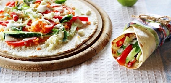 Tortilla cu legume