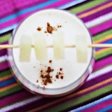 Milkshake cu lapte de cocos, ananas si banana